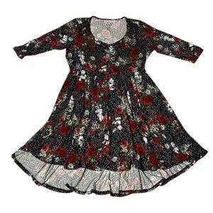 Torrid Disney Mickey Minnie Mouse Floral‎ Skater Carly Mini Dress Size 1X